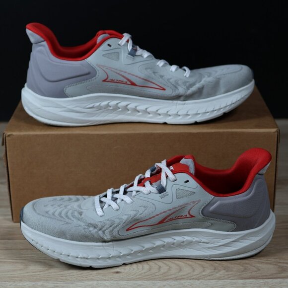 Altra Torin 7 Shoes Mens Size 11 Gray Red Running Athletic Sneakers AL0A82C4264 - Picture 2 of 11